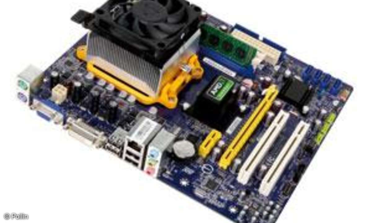 Pollin-Bundle FOXCONN A74ML-K3.0, AMD Athlon II