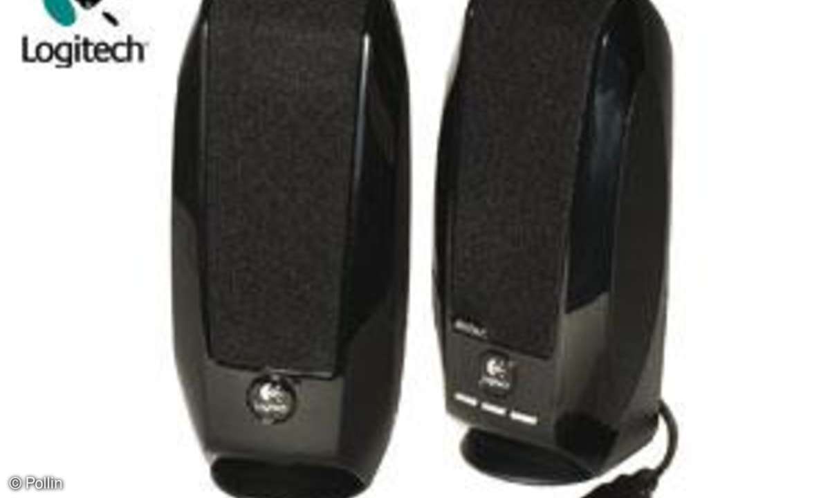 Pollin, USB-Lautsprecher von Logitech