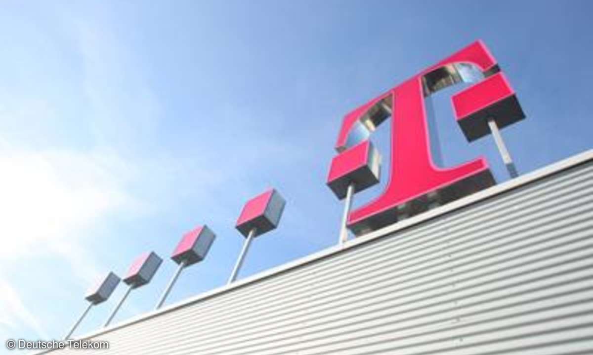 Deutsche Telekom: Gebäude mit Logo