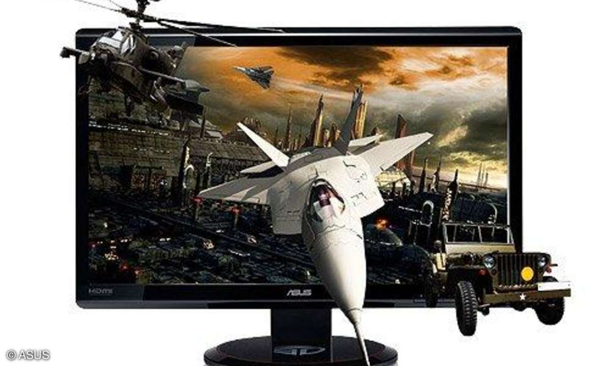 Abb. Monitor mit 3D-Bild