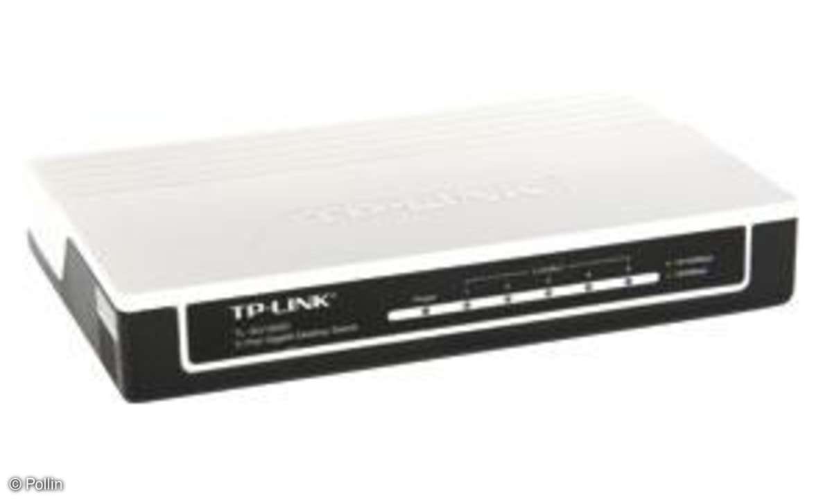 Pollin Gigabit Netzwerk-Switch, 5-Port