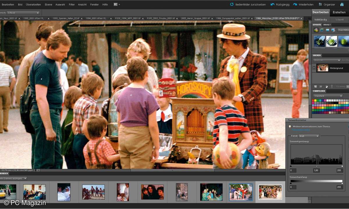 Adobe Photoshop Elements 10 - Oberfläche