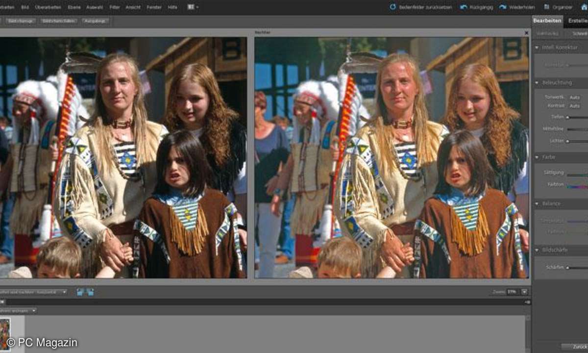 Adobe Photoshop Elements 10 - Schnellkorrektur