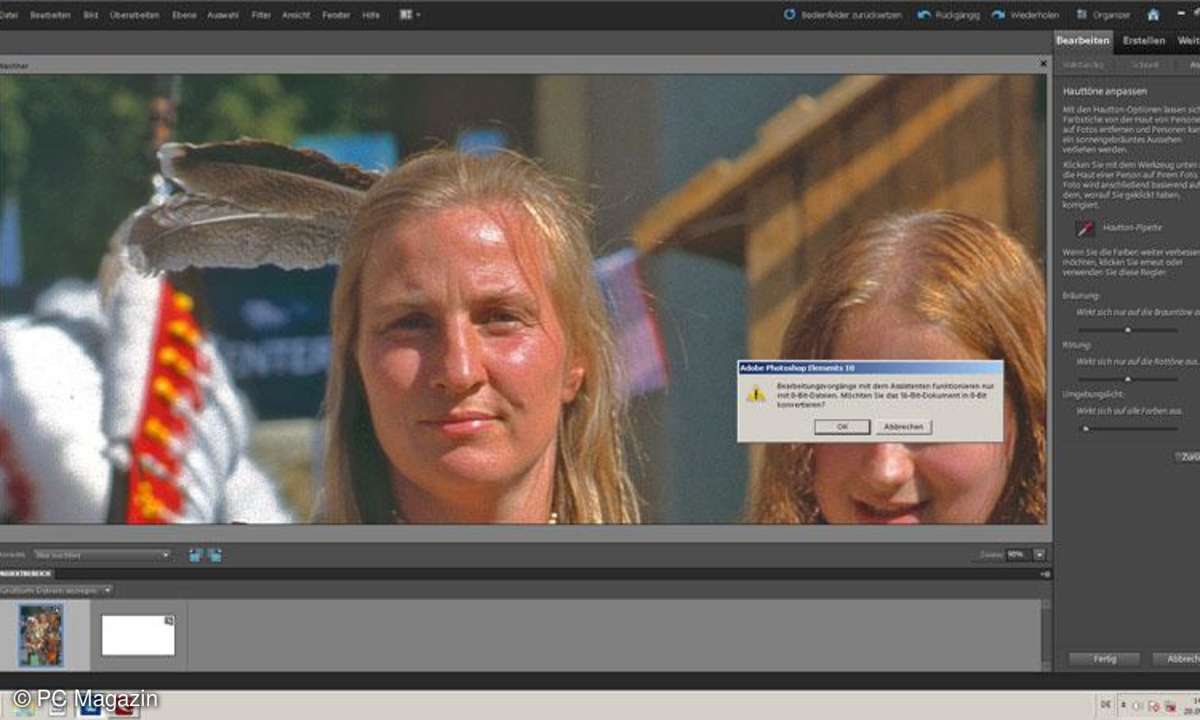 Adobe Photoshop Elements 10 - Hauttöne