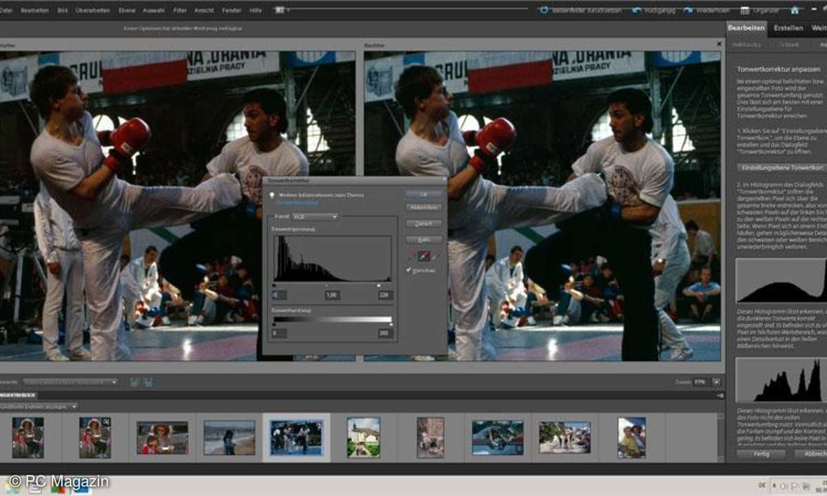 Adobe Photoshop Elements 10 - Histogramm