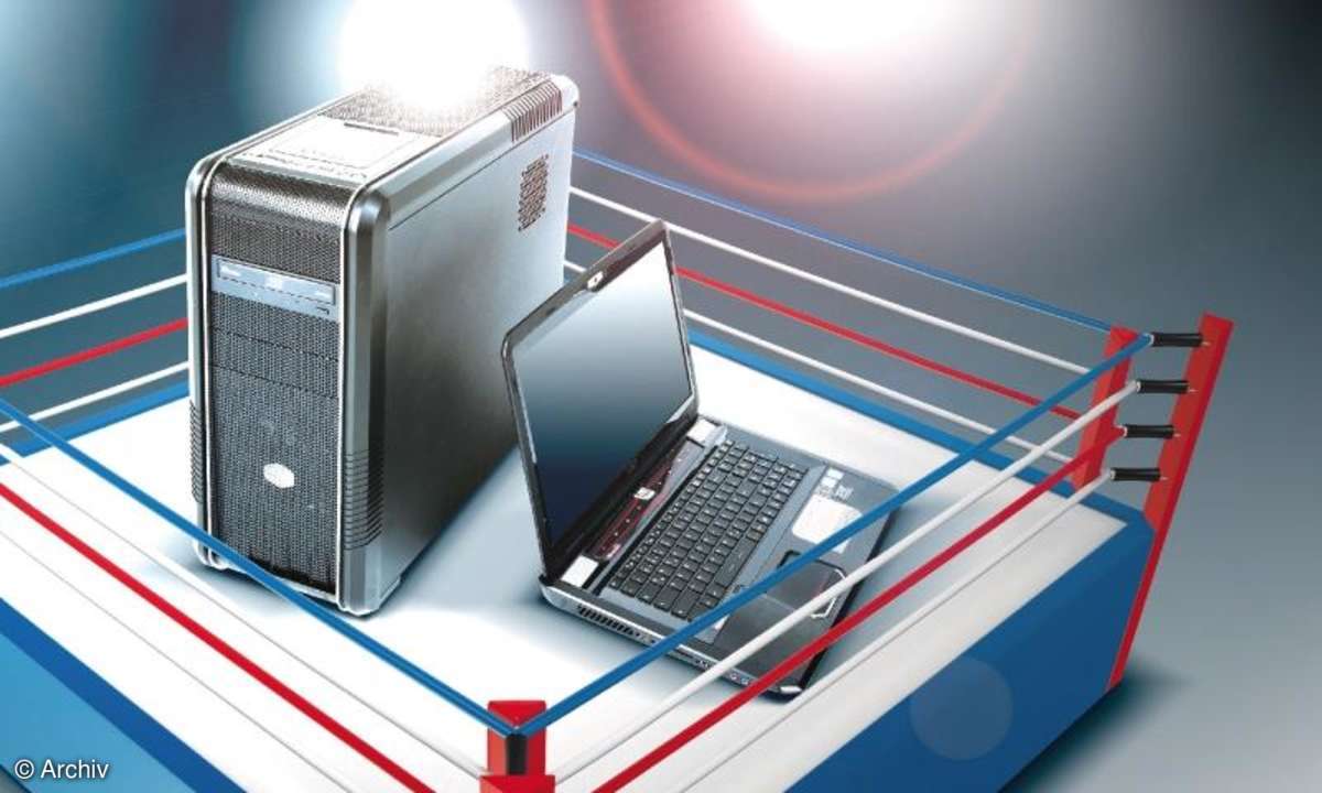 Schlagabtausch: Notebook vs. PC