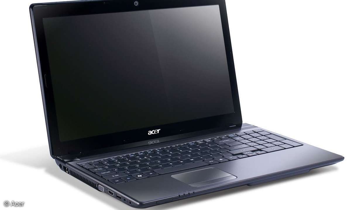 Acer Aspire 5560, aufgeklappt