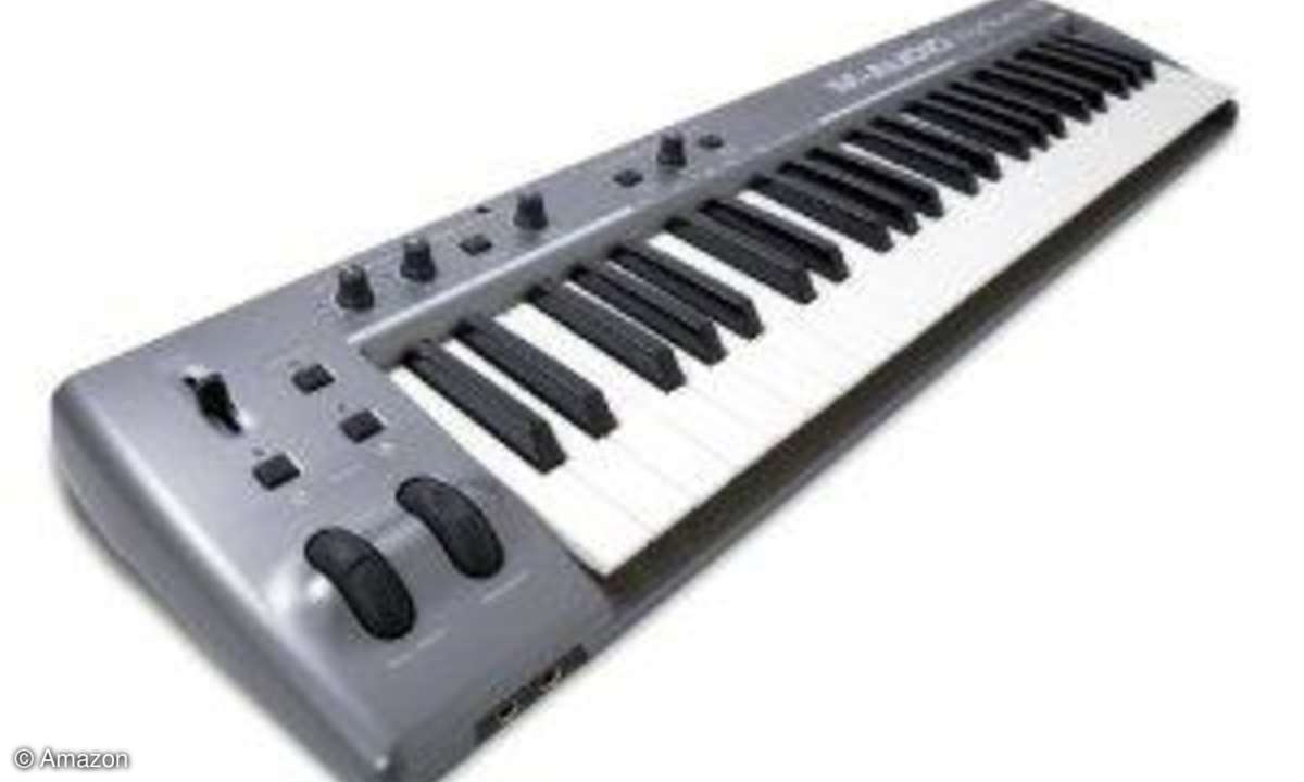 Für Bildvergrößerung und andere Ansichten klicken Eigene Bilder hinzufügen AVID M-Audio Keystudio49i Master-Keyboard grau