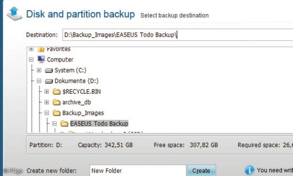 Windows-Sicherung & -Wiederherstellung