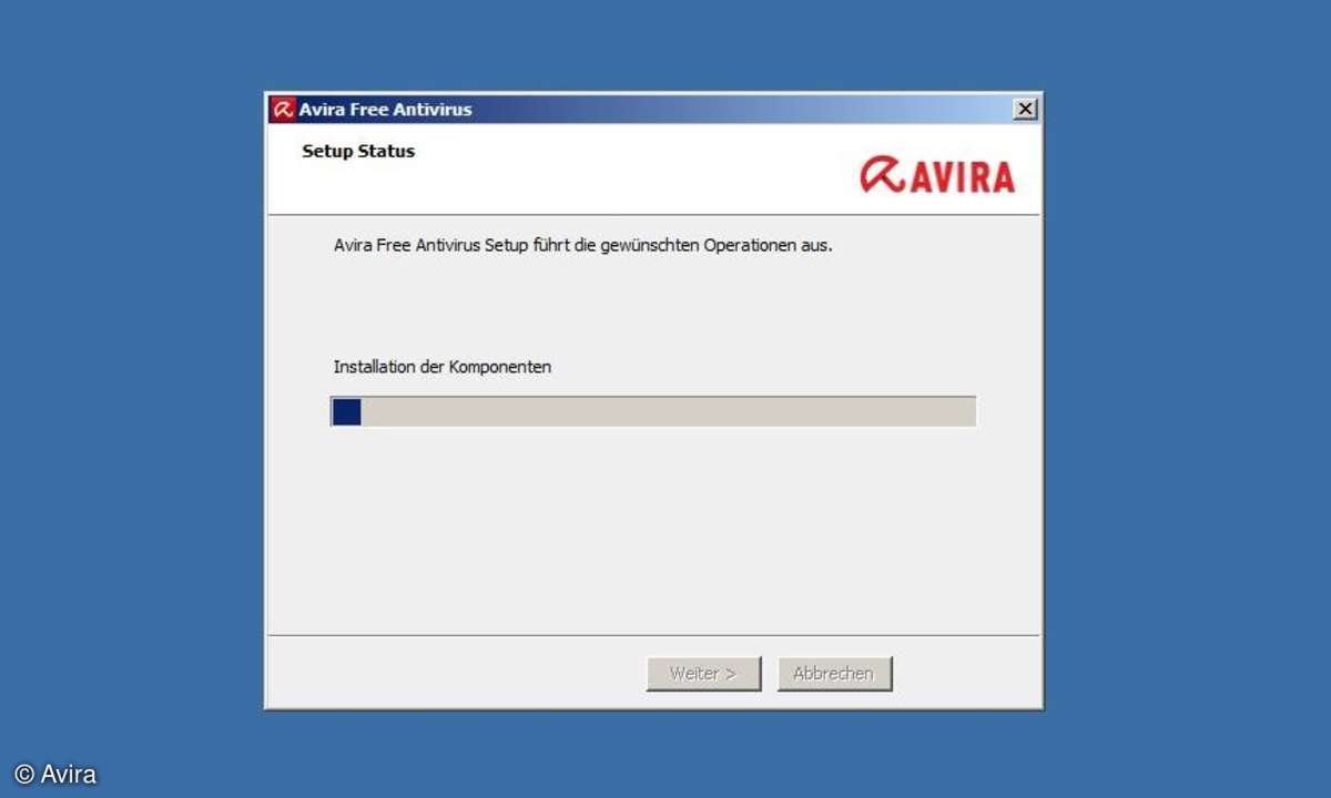 Installation der Komponenten