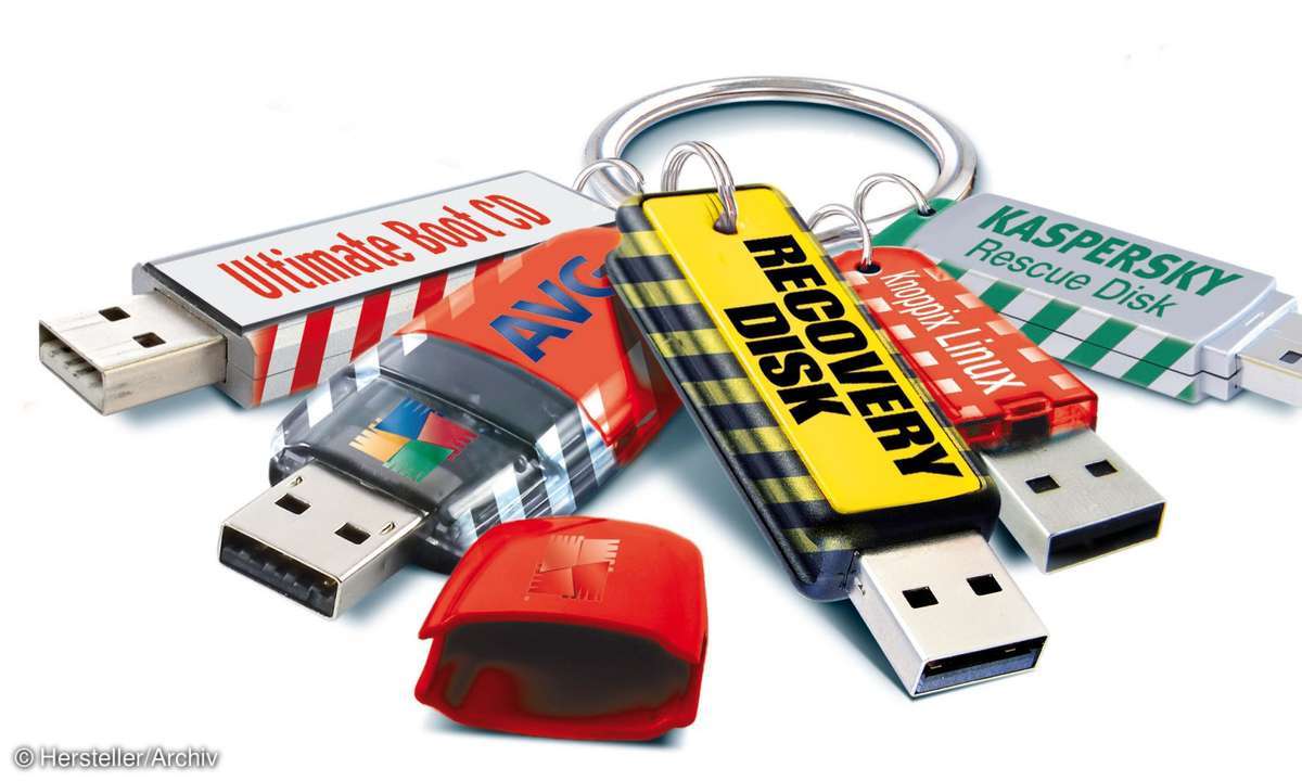 Bootfähige USB-Sticks mit Rettungs-Tools bestücken