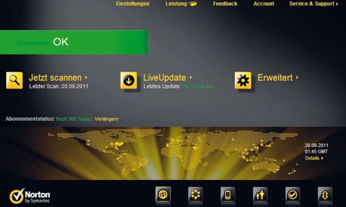 Norton Internet Security 2012, tools, software, sicherheit