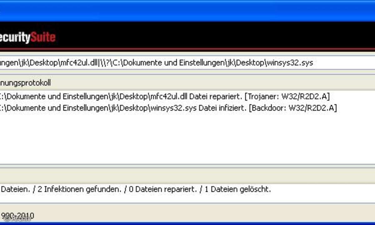 Der Bundestrojaner in der Norman SecuritySuite