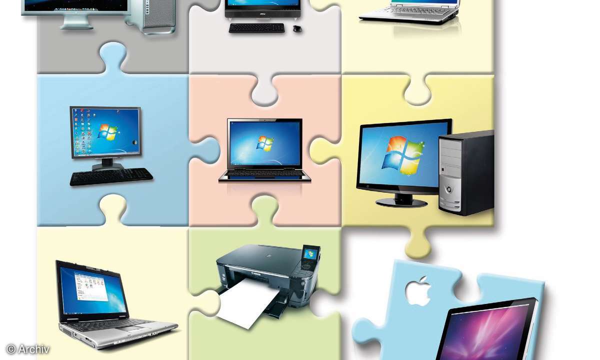 Der Apfel im Windows-Netz