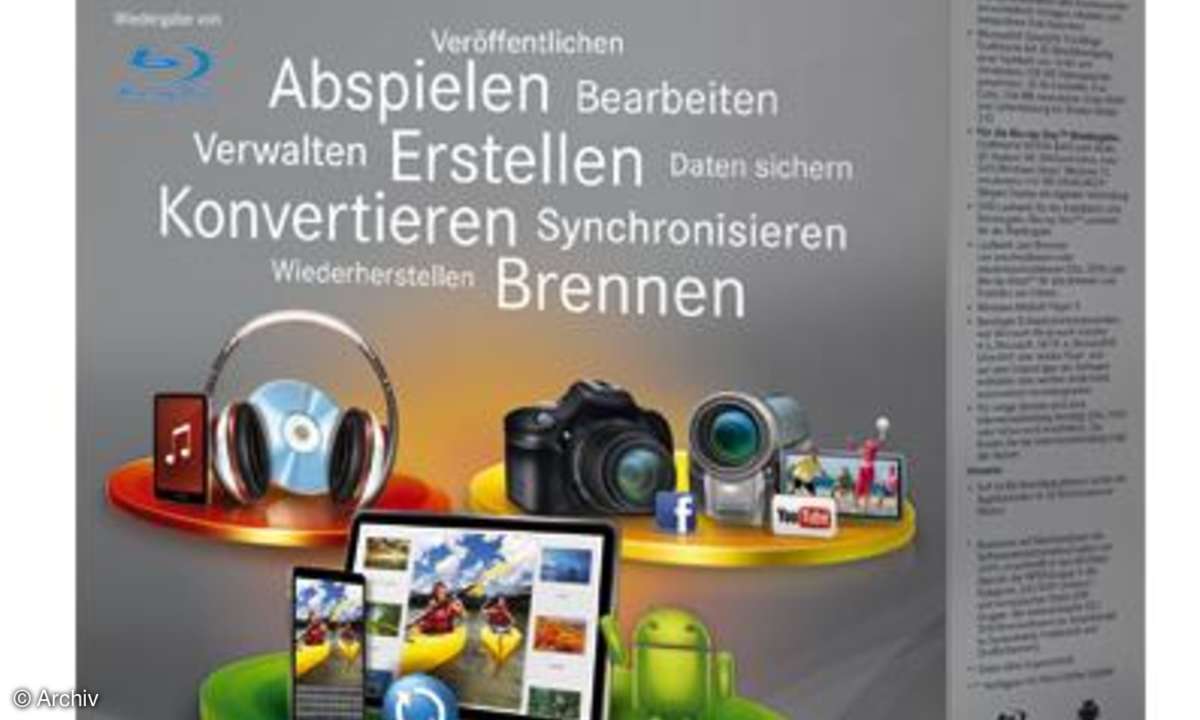 Nero 11 Platinum - die Verpackung der Box-Version