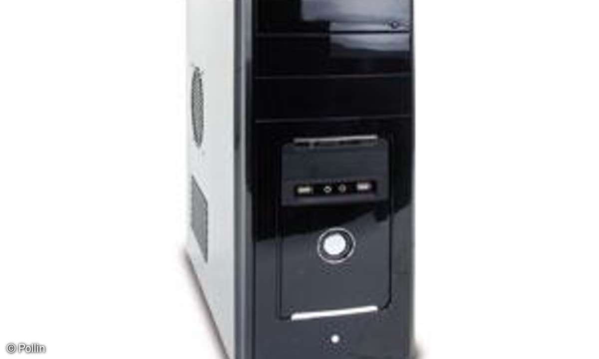 Pollin, Barebone-PC, Intel Core i3-2100