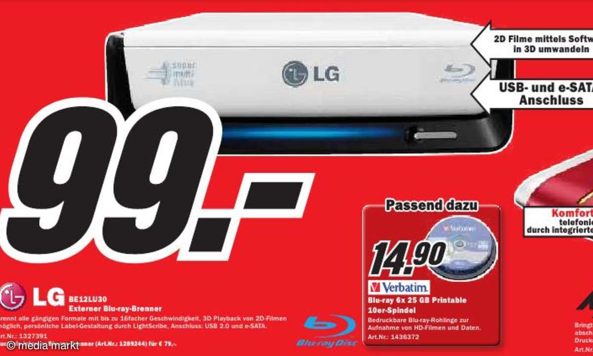 LG BE12LU30 externer Blue-ray Brenner