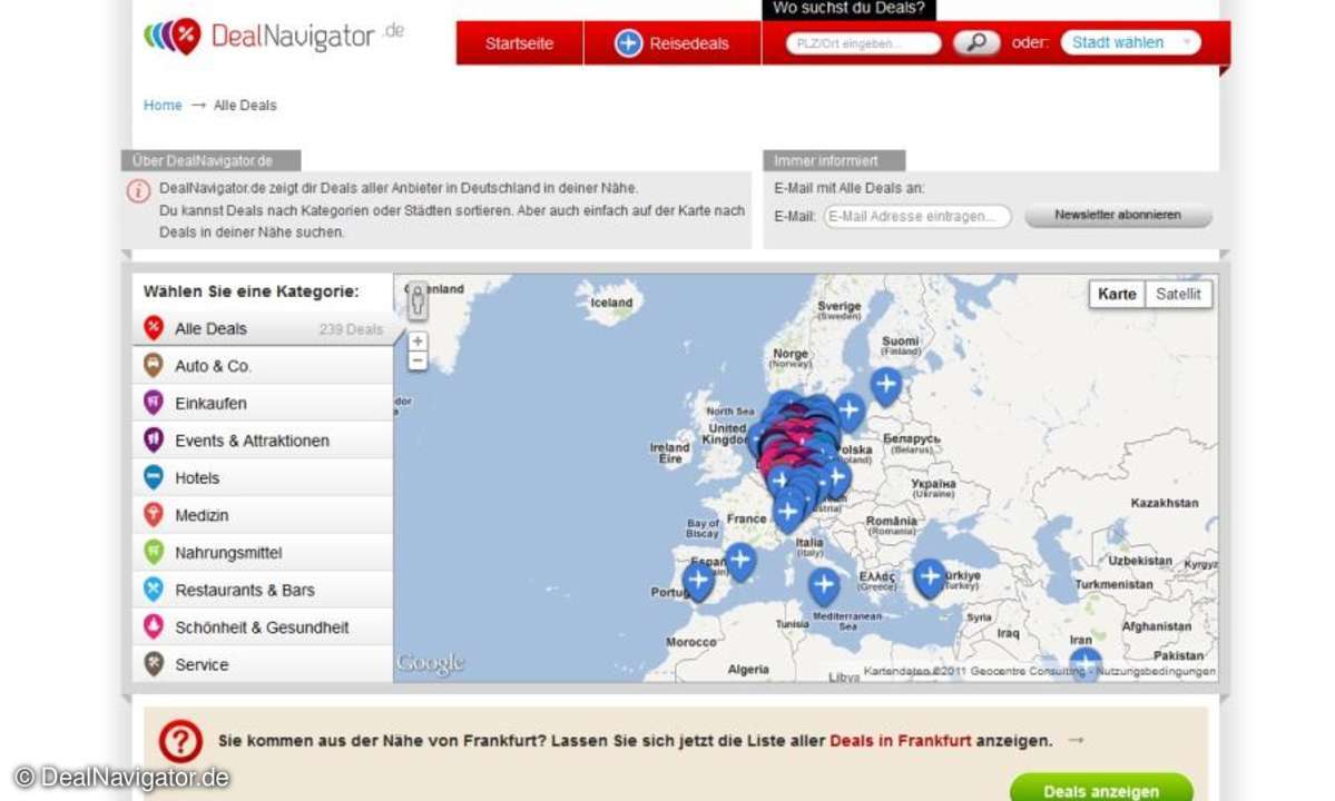 DealNavigator.de Screenshot