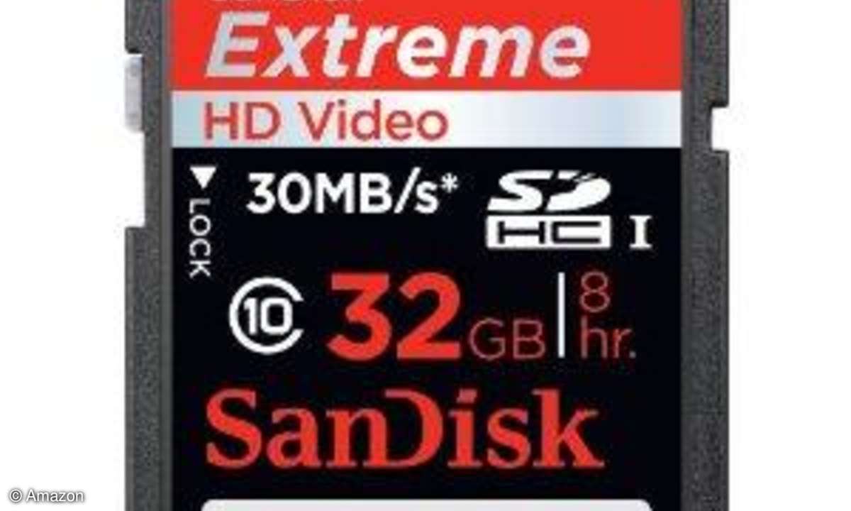 SanDisk Extreme SDHC Class 10 Speicherkarte mit 32GByte