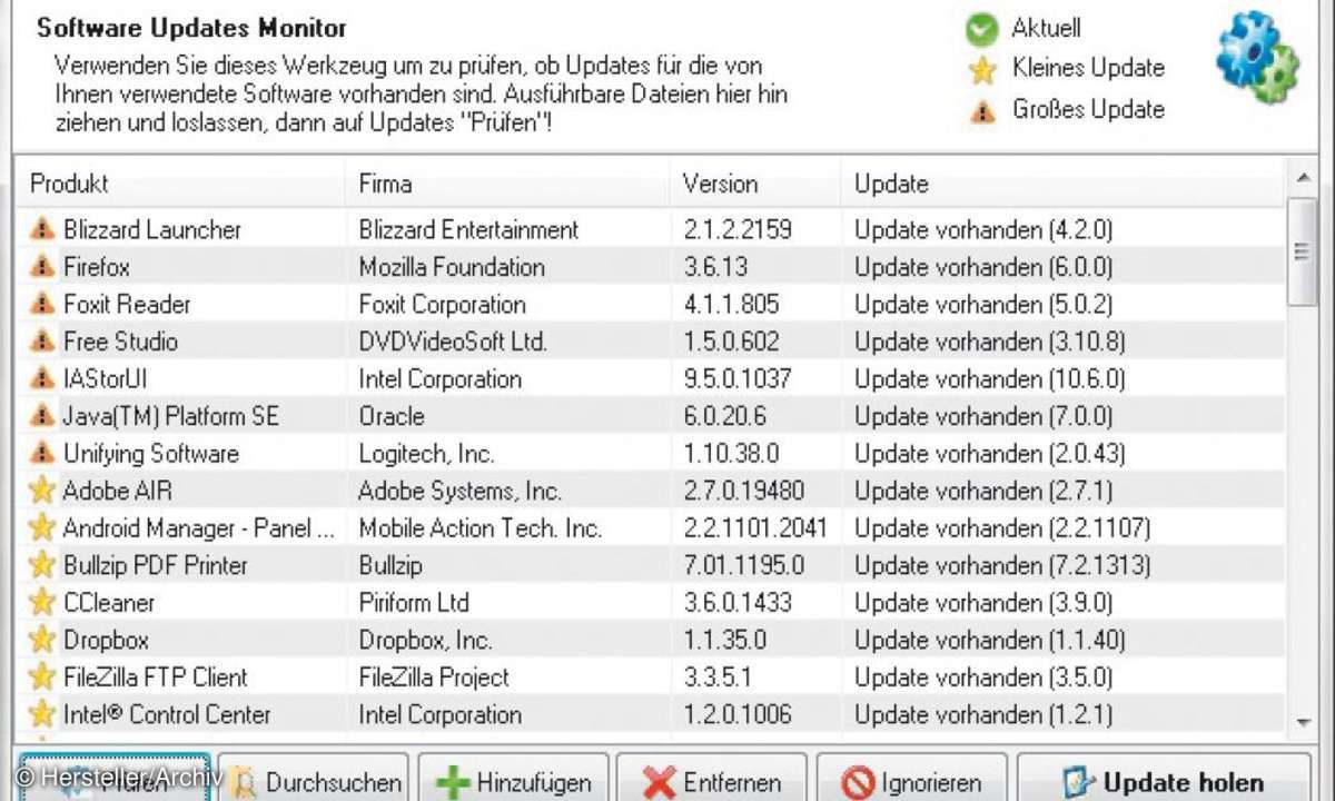 treiber, updates, software, windows, SUMo