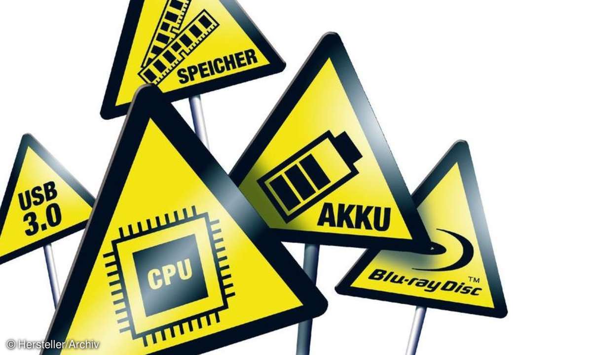 Fallen beim Notebook-Kauf