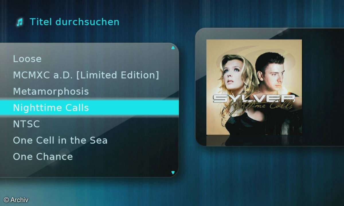 Netgears EVA9150 indiziert alles - inklusive der Audiodatei im Video-Ordner
