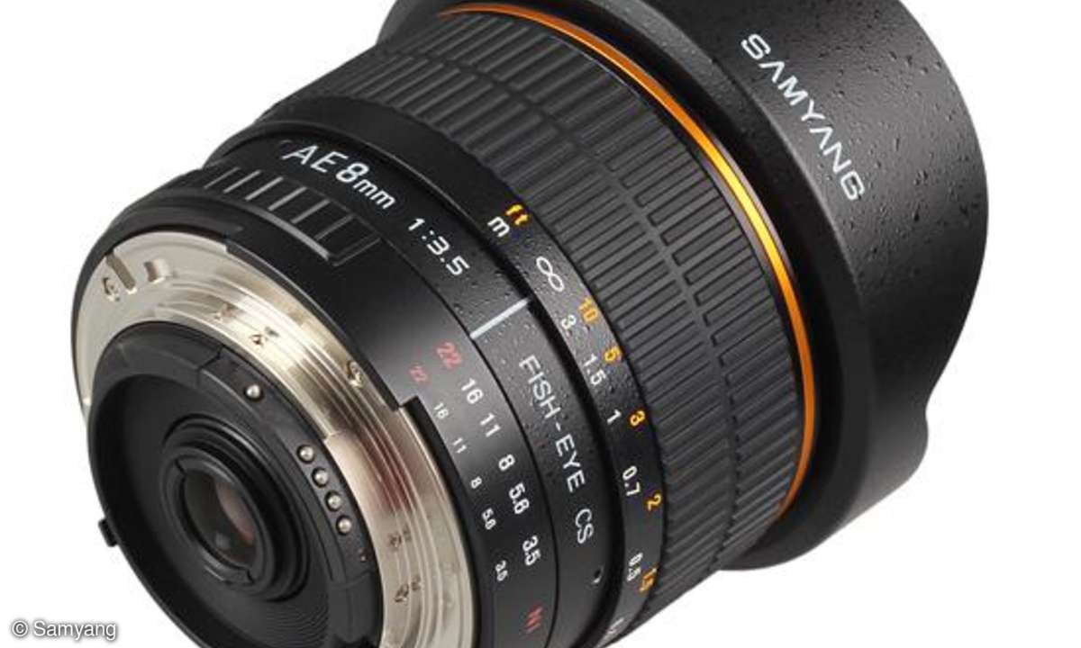 Samyang 3,5/8mm Fish-Eye - Mit Nikon-Prozessor