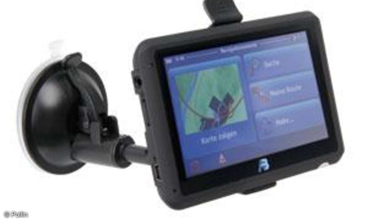 Pollin, Navigationssystem APOLLO BELL 4,3"