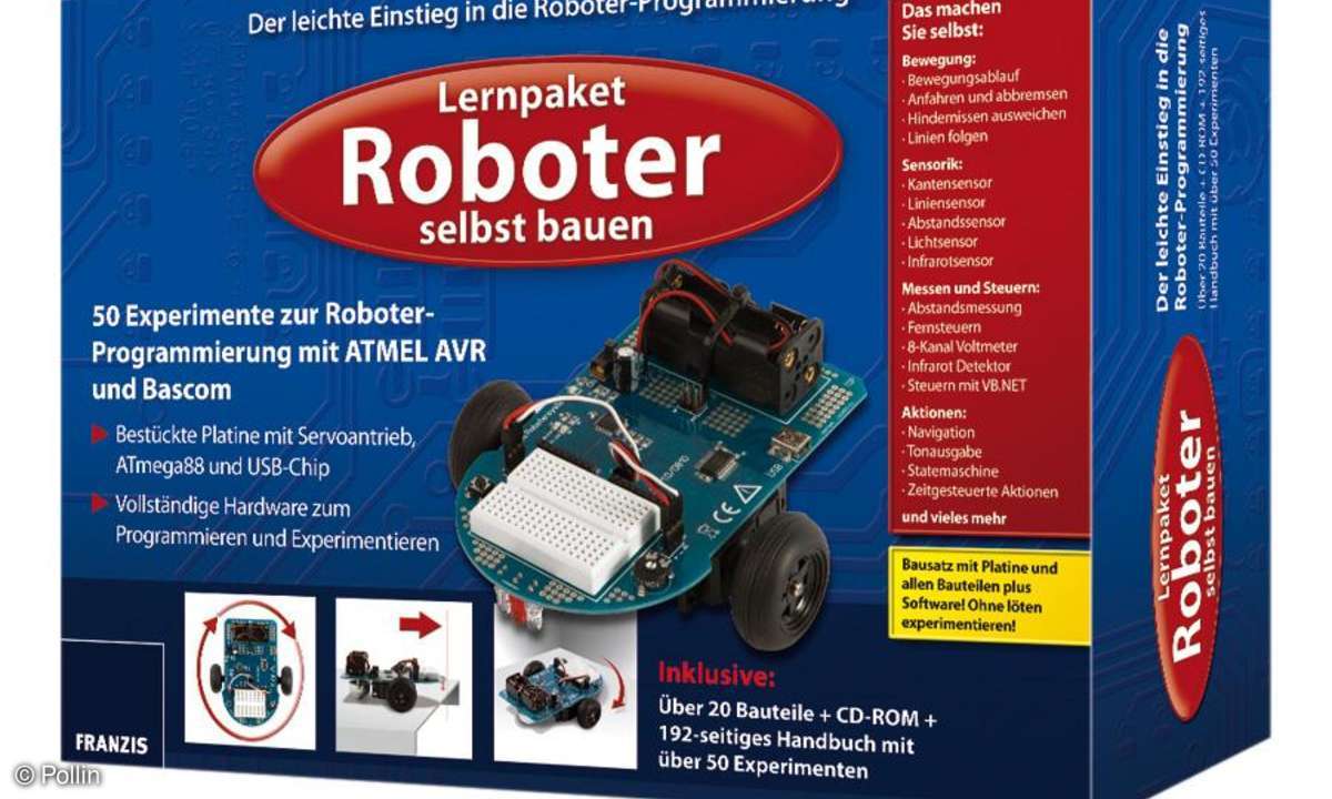 Pollin, Lernpaket Roboter selbst bauen