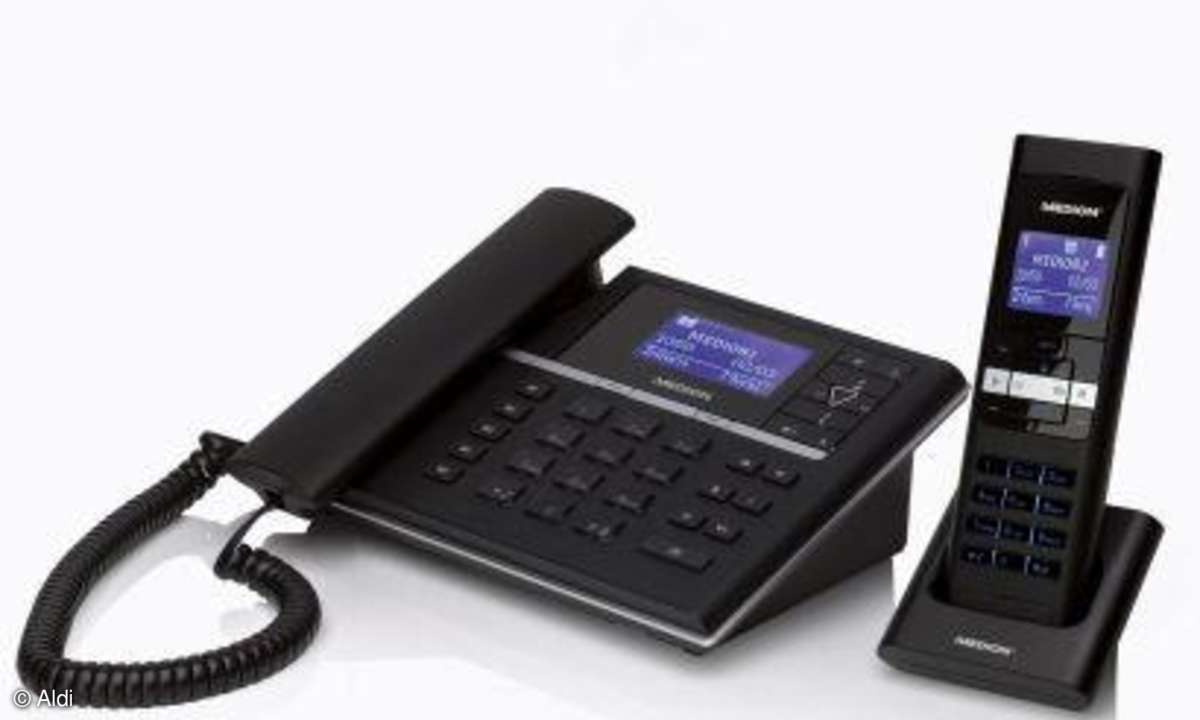 DECT Telefon mit Slim Mobilteil