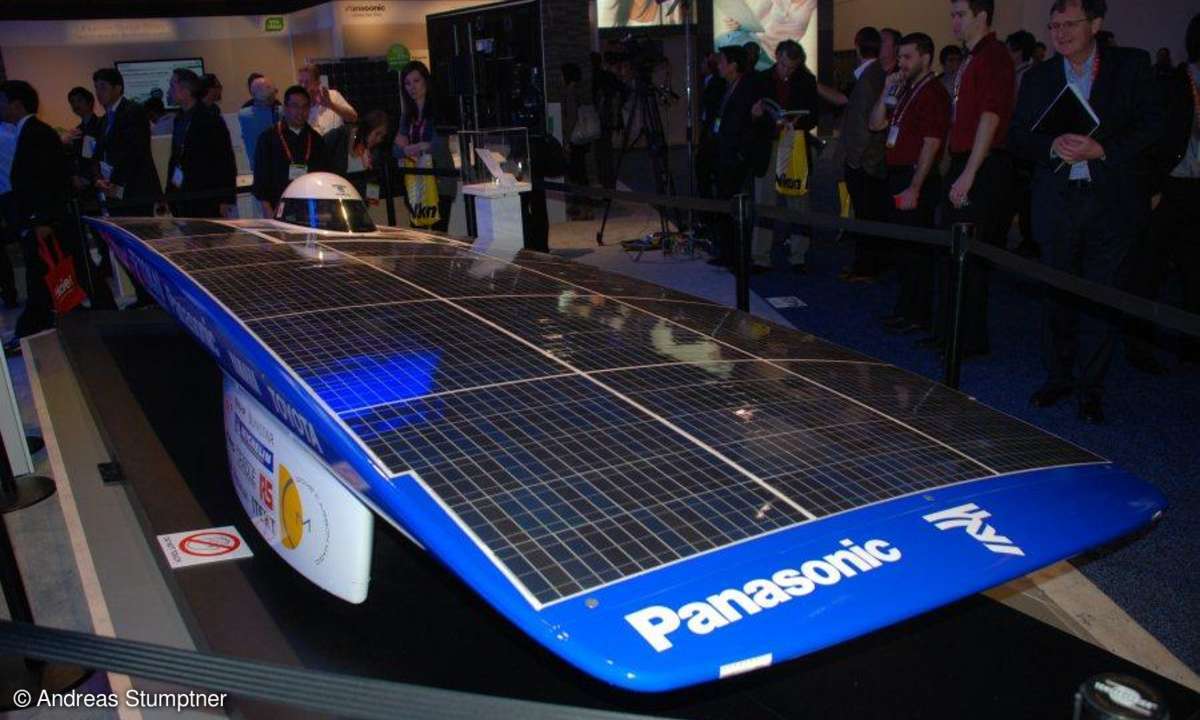 Panasonic Solar-Rennwagen