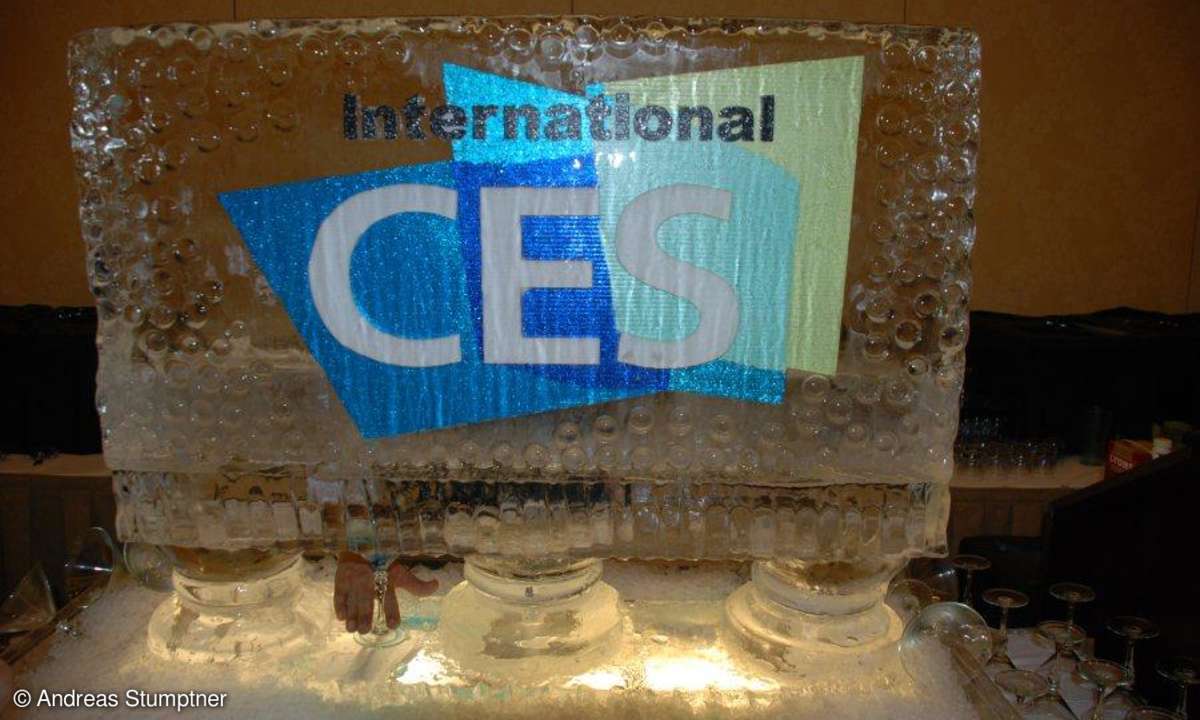 CES Logo in Eis