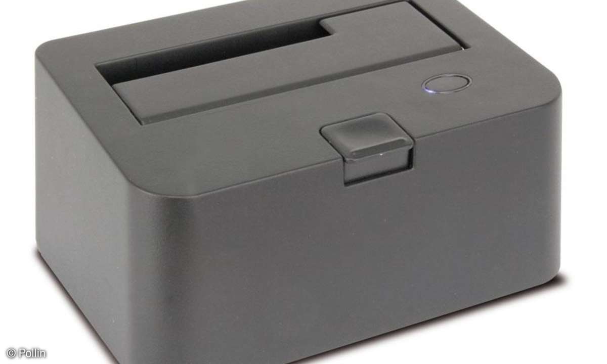 Pollin: HDD-Dockingstation SI-7908US, USB2.0 zu SATA