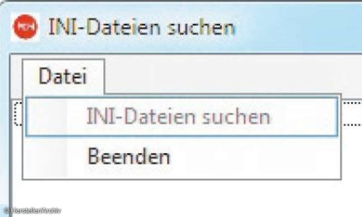 INI-Dateien suchen, software, programmierung