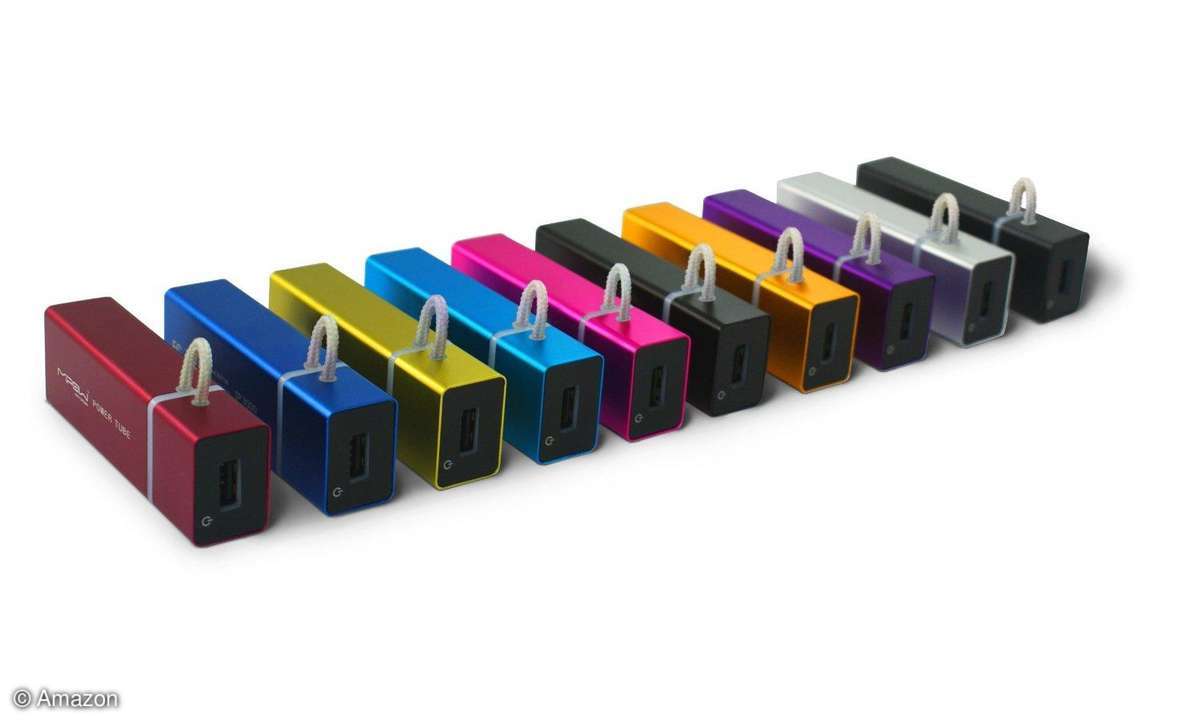 MiPow SP3000-BK PowerTube 3000 mobile Zusatzakkus in verschiedenen Farben