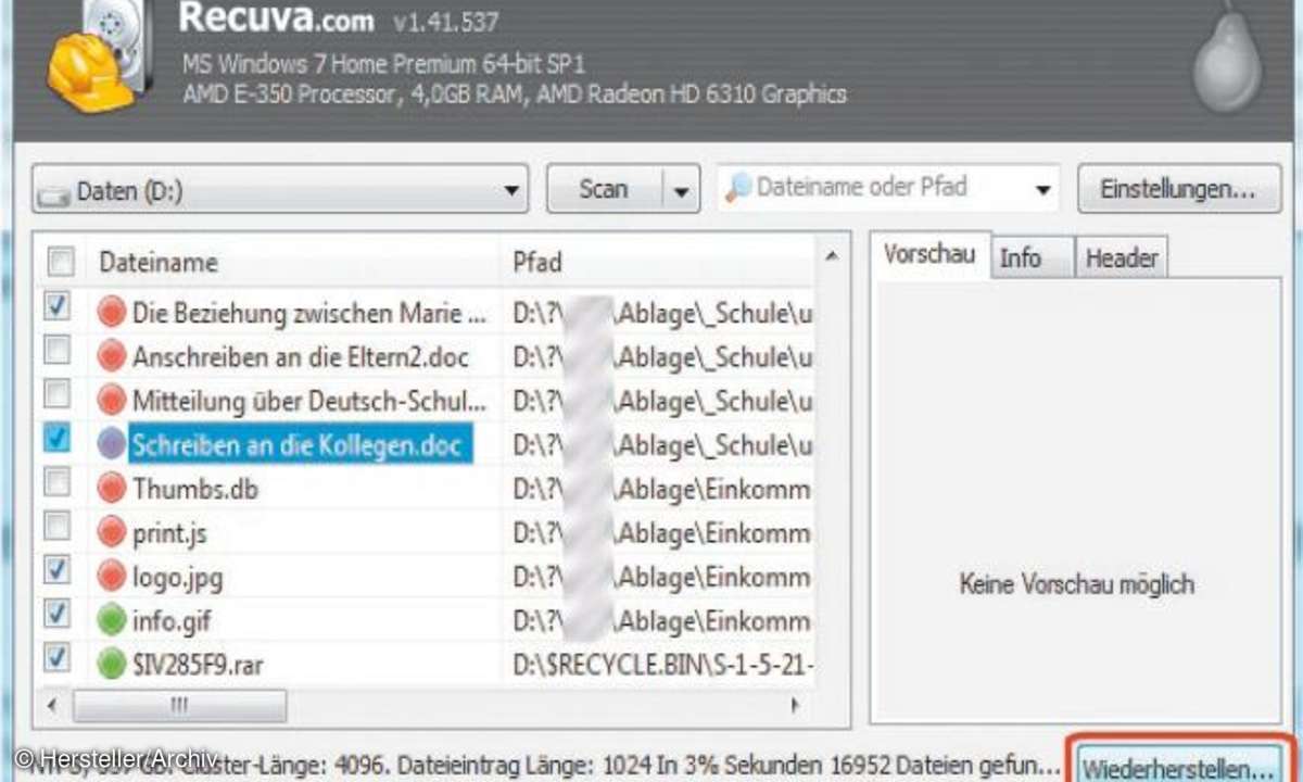 software, tools, Recuva