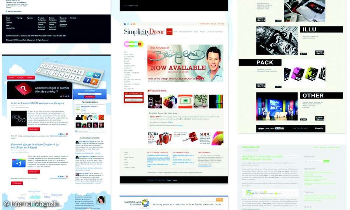 Wie flexibel Roots wirklich ist, zeigt die Galerie der damit umgesetzten Websites