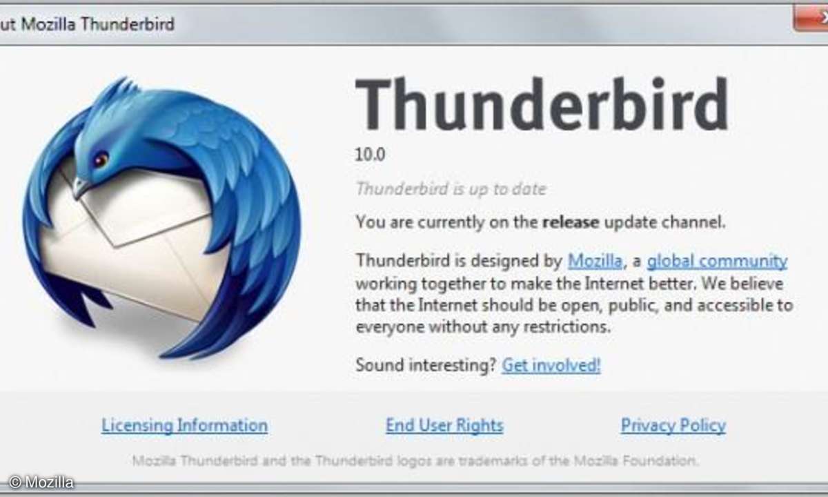 Was ist neu bei Thunderbird 10?