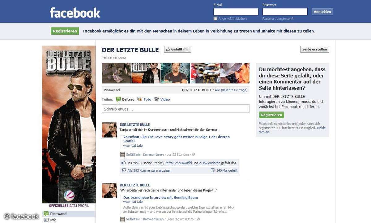 Der letzte Bulle auf Facebook