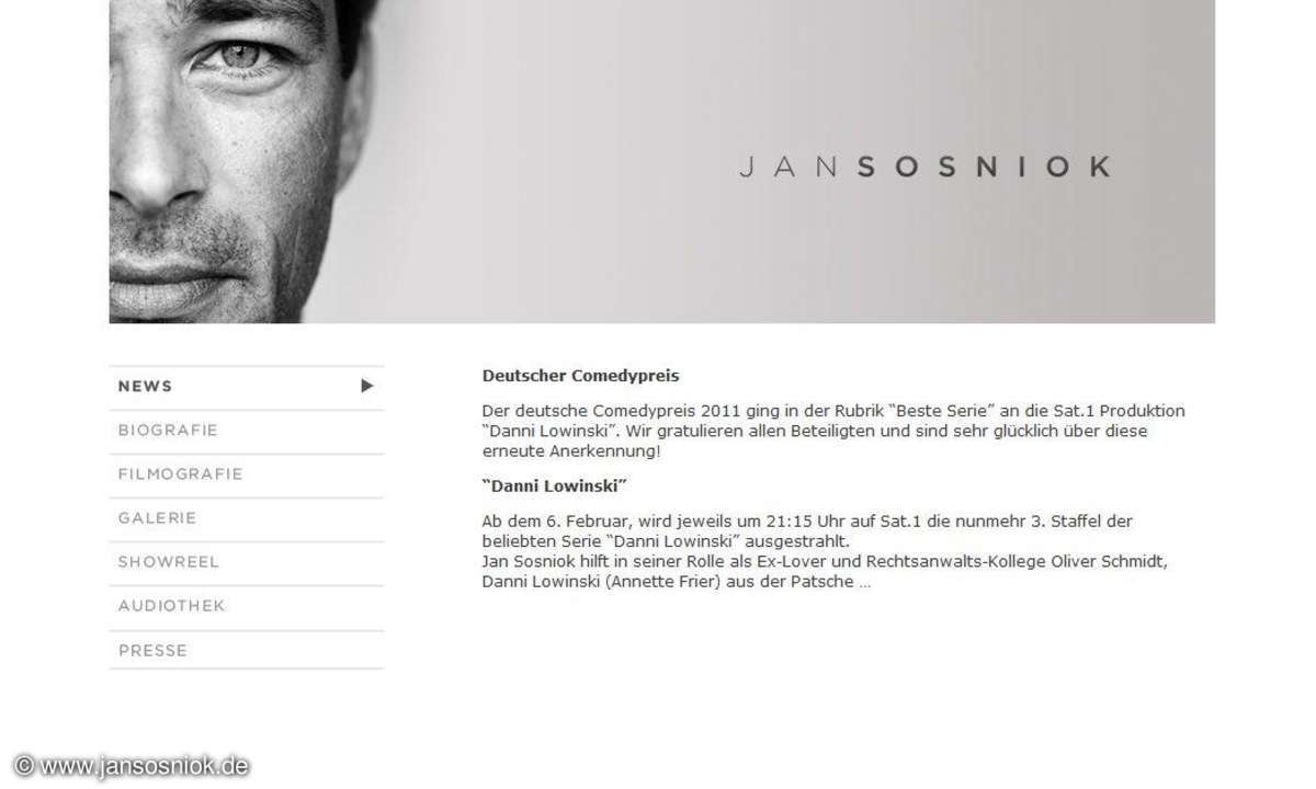 Homepage Jan Sosniok