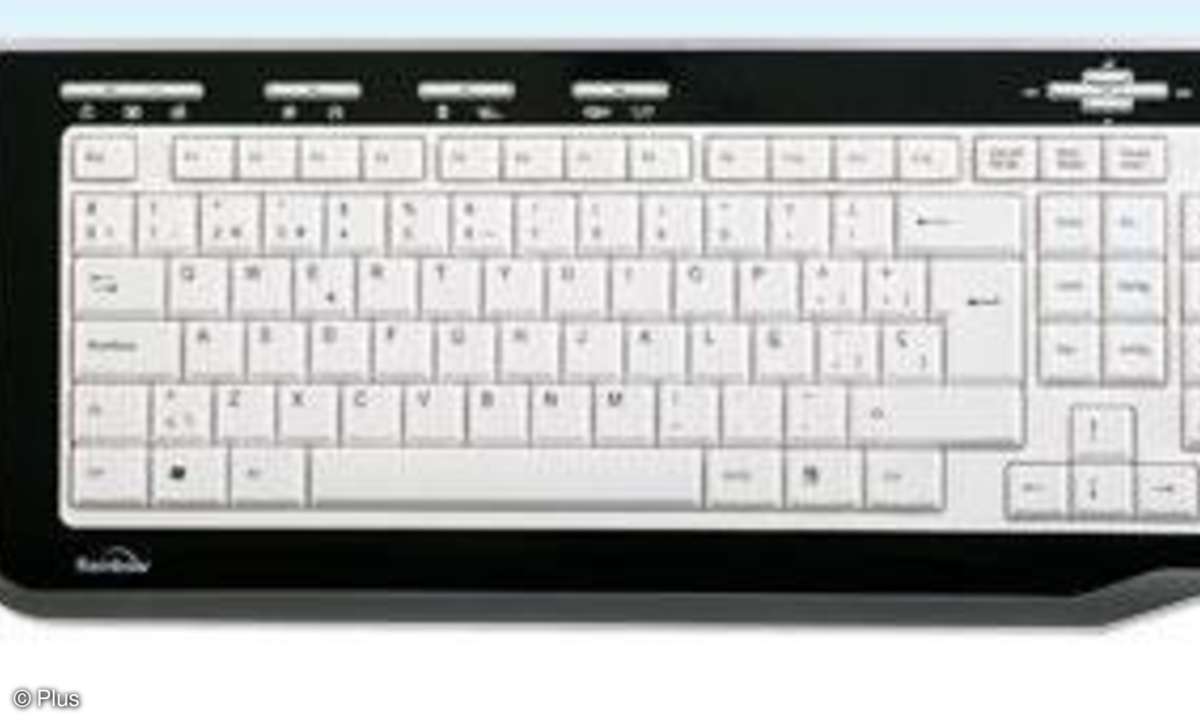 kabellose Maus und Tastatur Rainbow Wireless Set Platinum