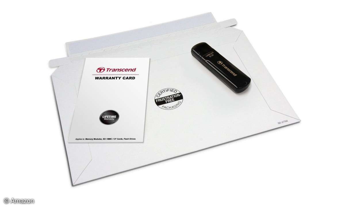 USB-Stick in frustfreier Verpackung