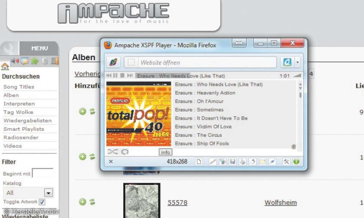 mp3, software, tools, Ampache