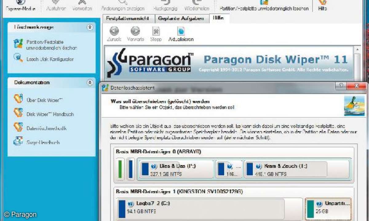 Paragon Disk Wiper 11 Professional