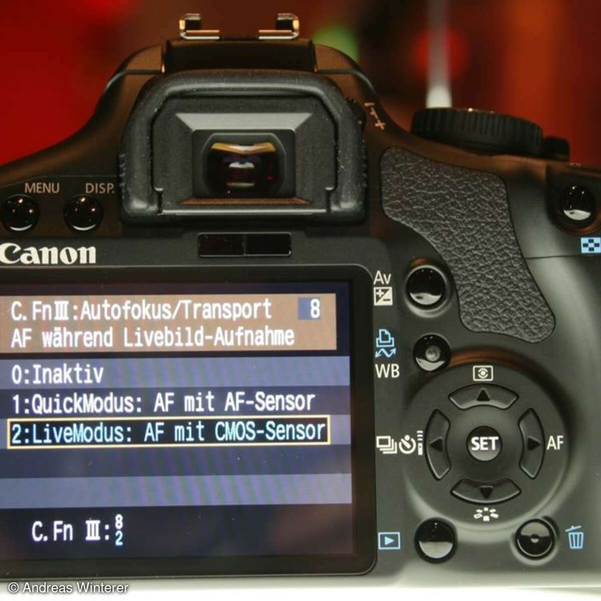 Canon EOS 450D - Livebild-Modus