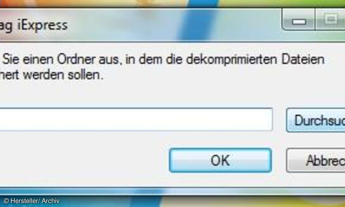 Windows 7 IExpress