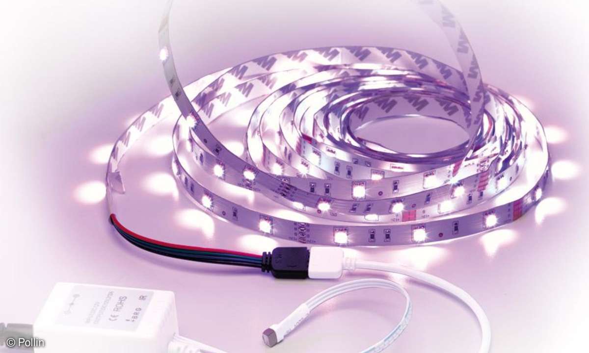 Pollin: RGB LED-Strip Komplett-Set