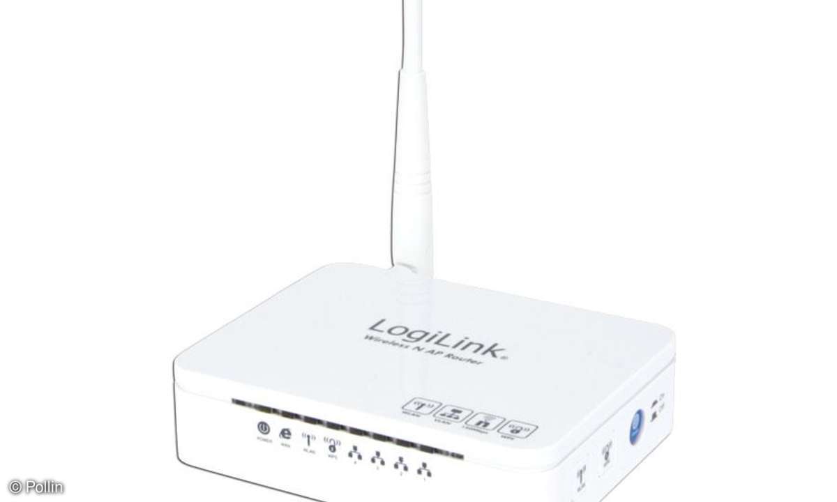 Pollin: Wireless-N Breitband-Router LOGILINK WL0141