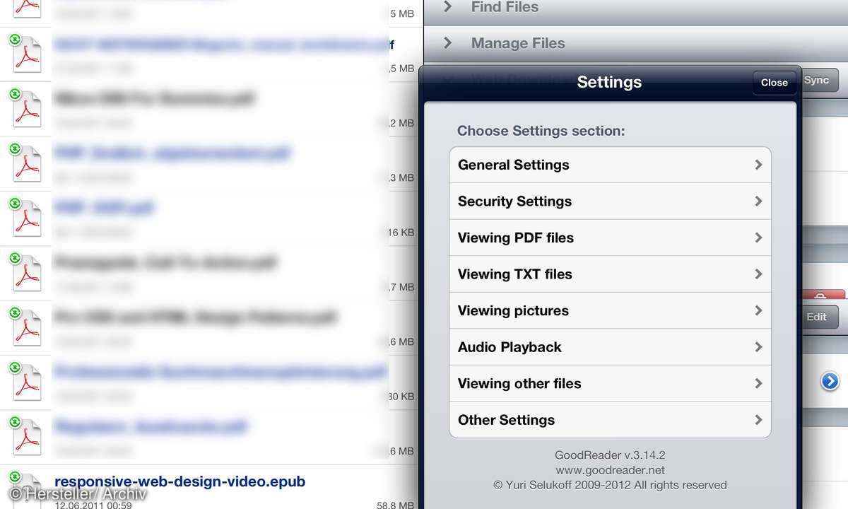 App des Tages: GoodReader für iPad