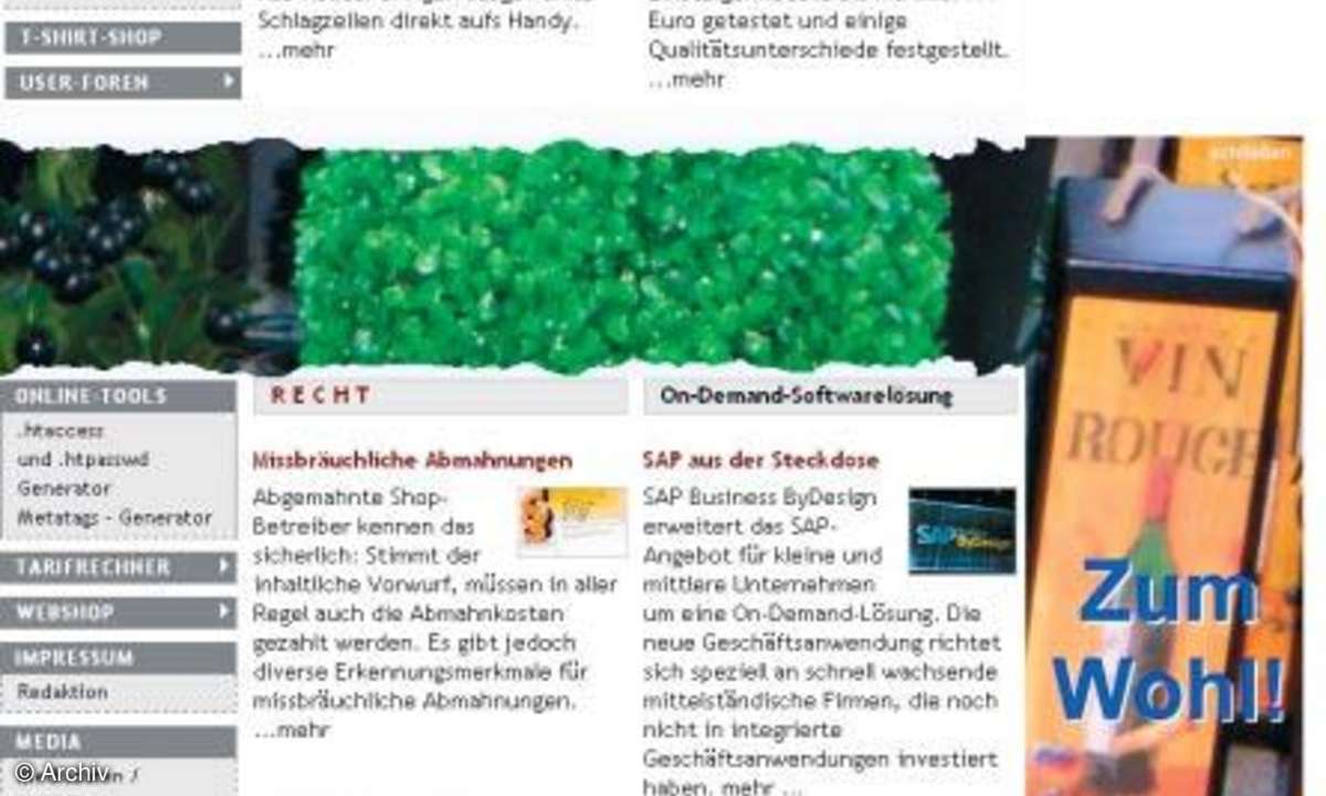 Werbeunterbrechung statt Bannerwerbung